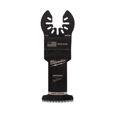 Milwaukee Universal Fit Open-Lok 1-3/8 in. L X 1-3/8 in. W High Carbon Steel Japanese Blade Hardwood