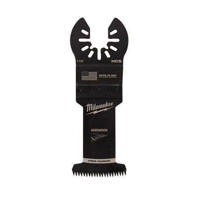 Milwaukee Universal Fit Open-Lok 1-3/8 in. L X 1-3/8 in. W High Carbon Steel Japanese Blade Hardwood