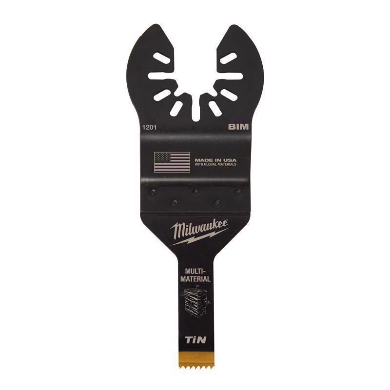 Milwaukee Universal Fit Open-Lok 3/8 in. W Bi-Metal Multi-Tool Oscillating Blade Multi-Material