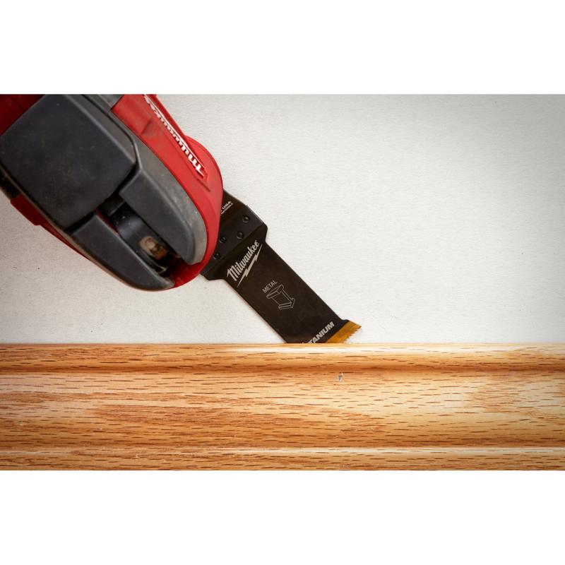 Milwaukee Universal Fit Open-Lok 1-1/8 in. W Bi-Metal Multi-Tool Oscillating Blade Multi-Material 10