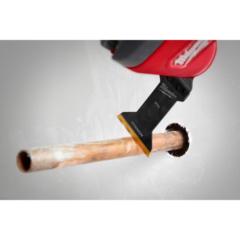 Milwaukee Universal Fit Open-Lok 1-3/4 in. W Bi-Metal Multi-Tool Oscillating Blade Multi-Material 10