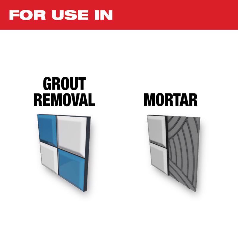 Milwaukee 3.76 in. L Carbide Grit 2-in-1 Oscillating Blade