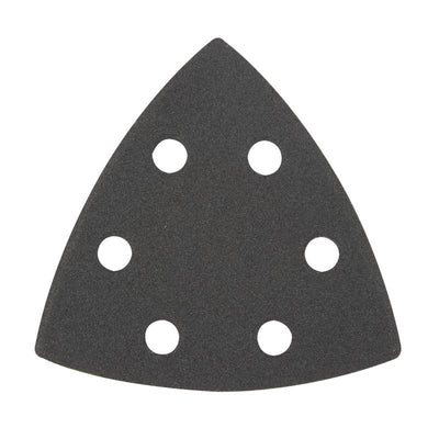 Milwaukee 3-1/2 in. Silicon Carbide 180 Grit Triangular Sanding Paper 6 pk