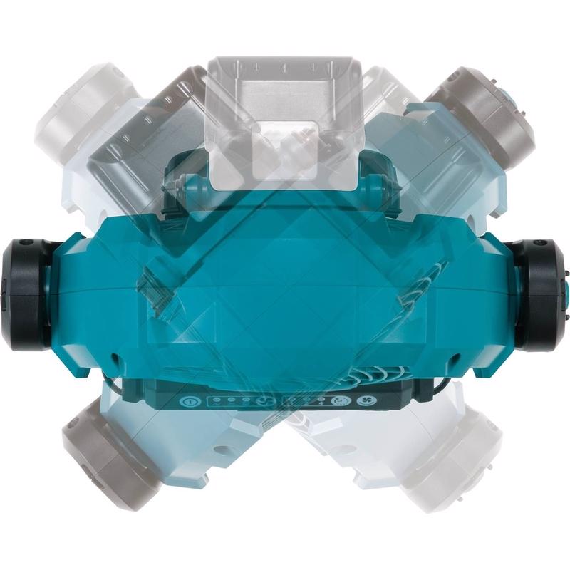 Makita 11-1/8 in. H 3 speed Oscillating Cordless Jobsite Fan