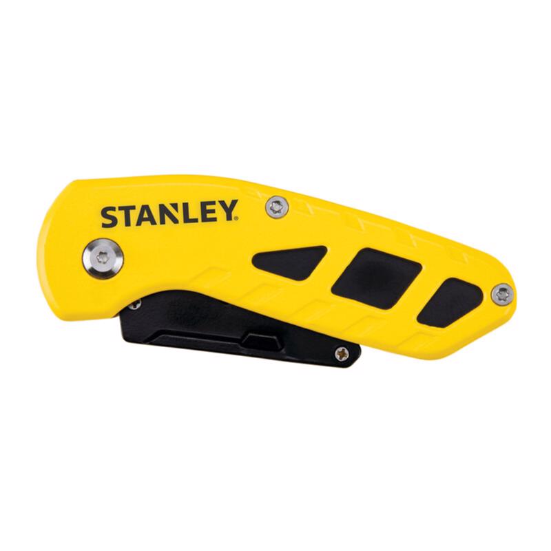 Stanley 4 in. Folding Compact Utility Knife Black/Yellow