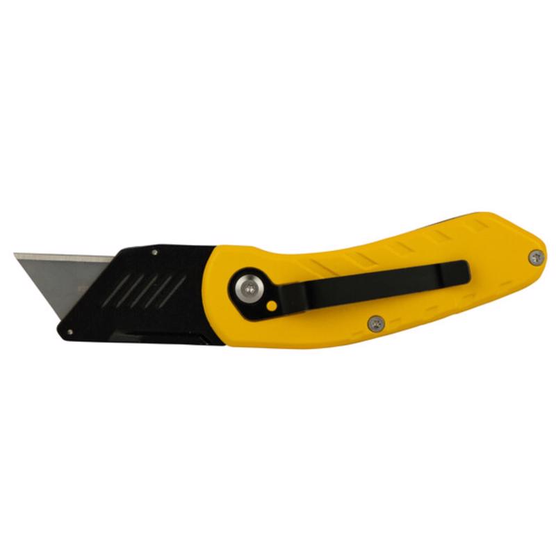 Stanley 4 in. Folding Compact Utility Knife Black/Yellow