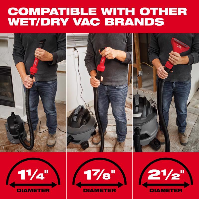 Milwaukee M12 AIR-TIP 1-1/4 in. - 2-1/2 in. Shop Utility Wet/Dry Vac Nozzle