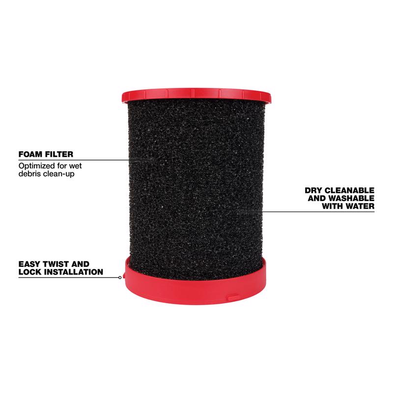 Milwaukee Shop Wet/Dry Vac Filter
