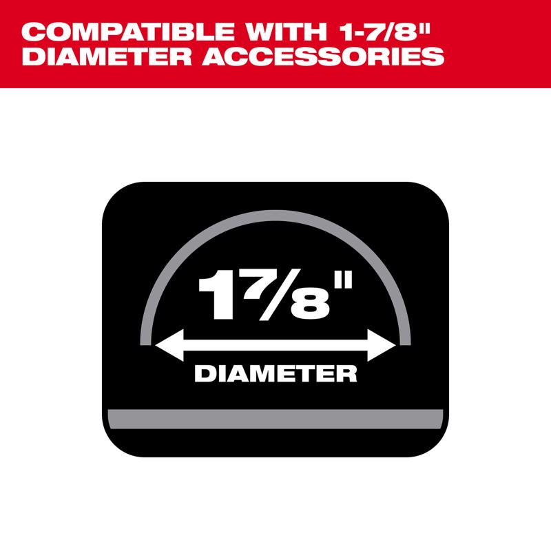 Milwaukee 9 ft. L X 1-7/8 in. D Wet/Dry Shop Vac Flexible Vacuum Hose