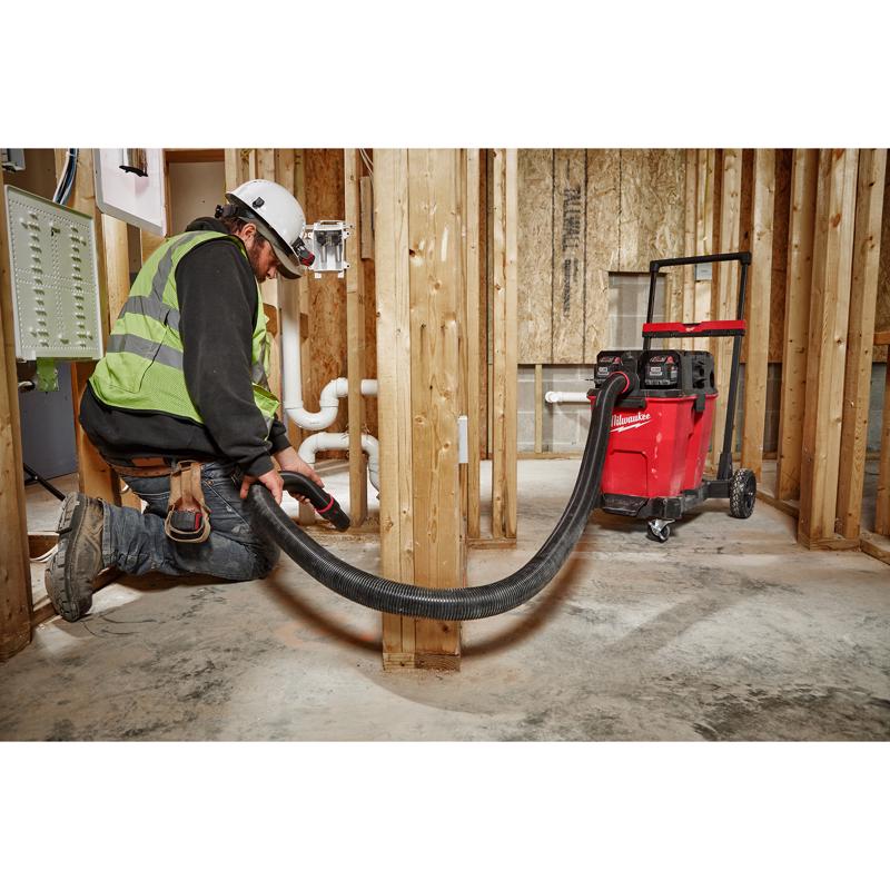 Milwaukee 9 ft. L X 2-1/2 in. D Wet/Dry Shop Vac Flexible Vacuum Hose