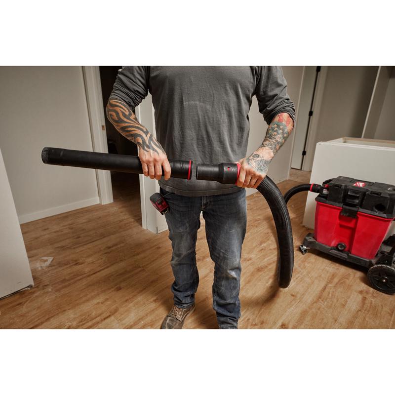 Milwaukee 9 ft. L X 2-1/2 in. D Wet/Dry Shop Vac Flexible Vacuum Hose