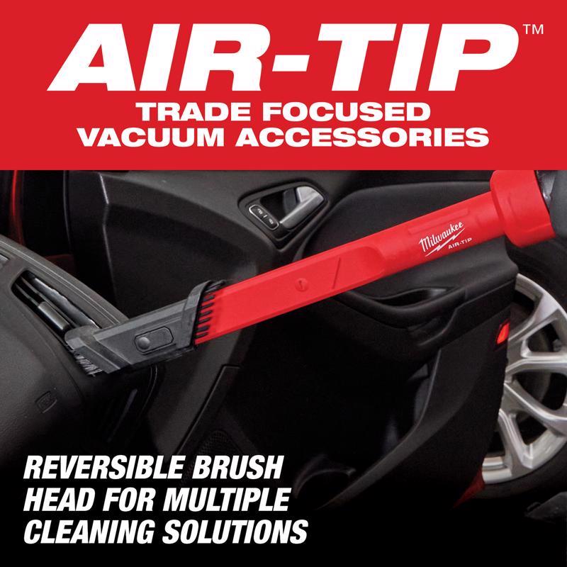 Milwaukee AIR-TIP 1-1/4 in. - 2-1/2 in. Automotive Kit W/Crevice Tools, Utility Nozzle and Bag For W