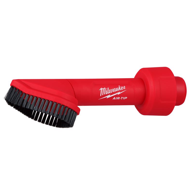 Milwaukee AIR-TIP 1-1/4 in. - 2-1/2 in. Shop Rotating Corner Brush Tool Wet/Dry Vac Brush