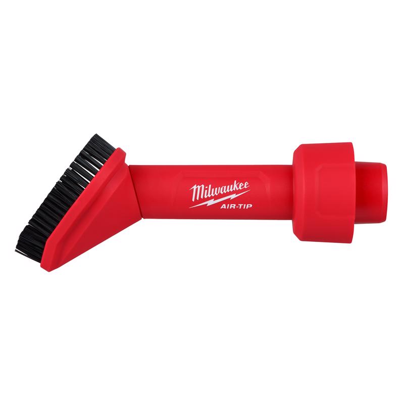 Milwaukee AIR-TIP 1-1/4 in. - 2-1/2 in. Shop Rotating Corner Brush Tool Wet/Dry Vac Brush