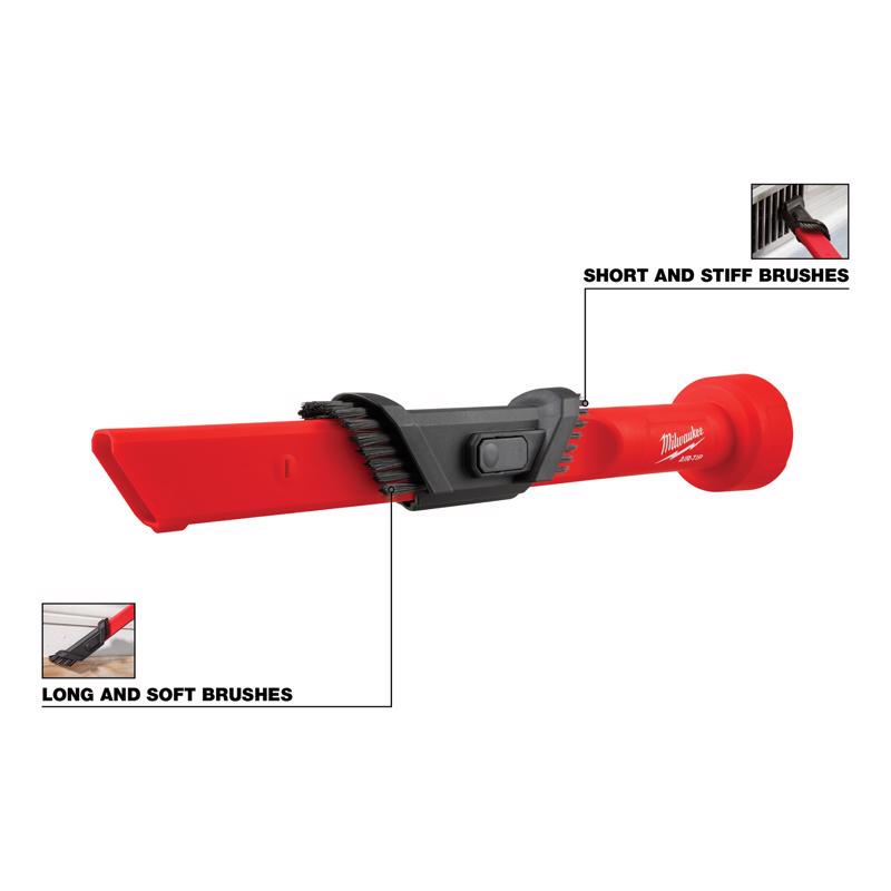 Milwaukee AIR-TIP 1-1/4 in. - 2-1/2 in. Shop Wet/Dry Vac  3 in 1 Crevice Tool