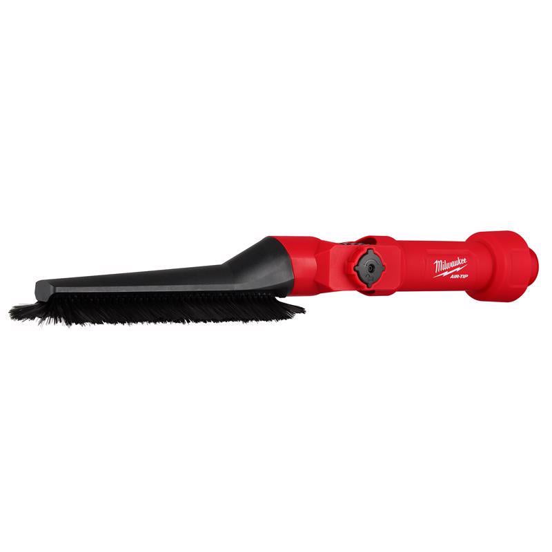 Milwaukee AIR-TIP 1-1/4 in. - 2-1/2 in. Shop Low Profile Pivoting Wet/Dry Vac Brush