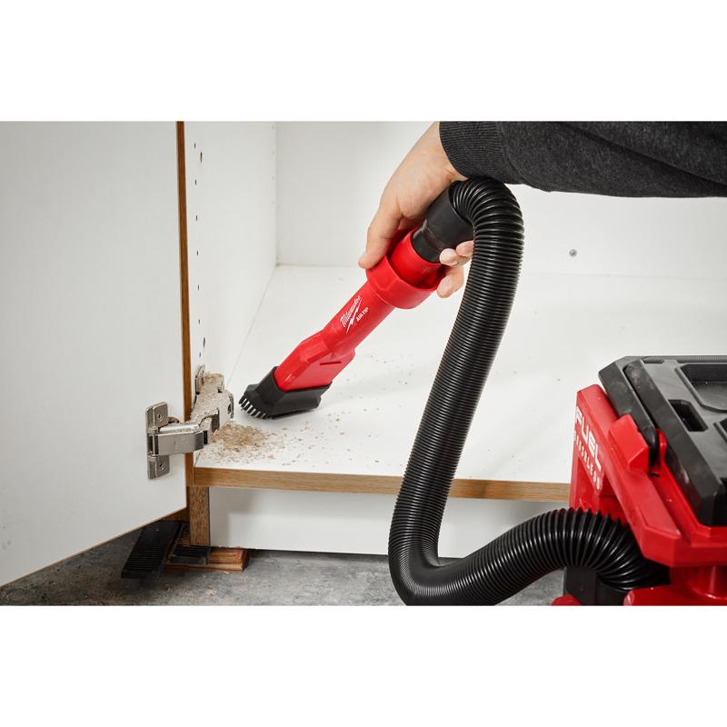 Milwaukee AIR-TIP 1-1/4 in. - 2-1/2 in. Shop 2 in 1 Utility Wet/Dry Vac Brush