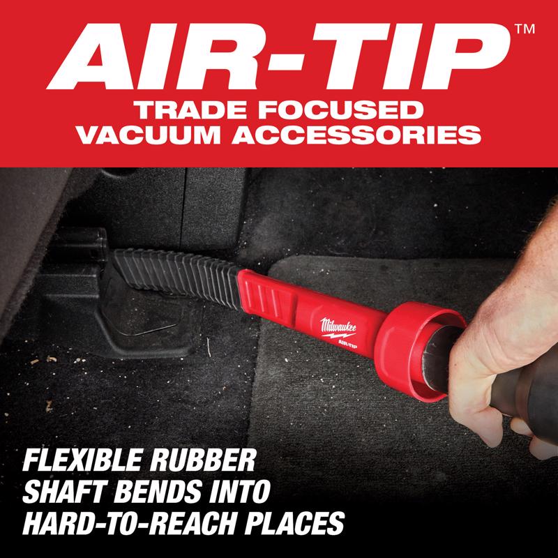 Milwaukee AIR-TIP 1-1/4 in. - 2-1/2 in. Wet/Dry Shop Vac Flexible Long Reach Crevice Tool