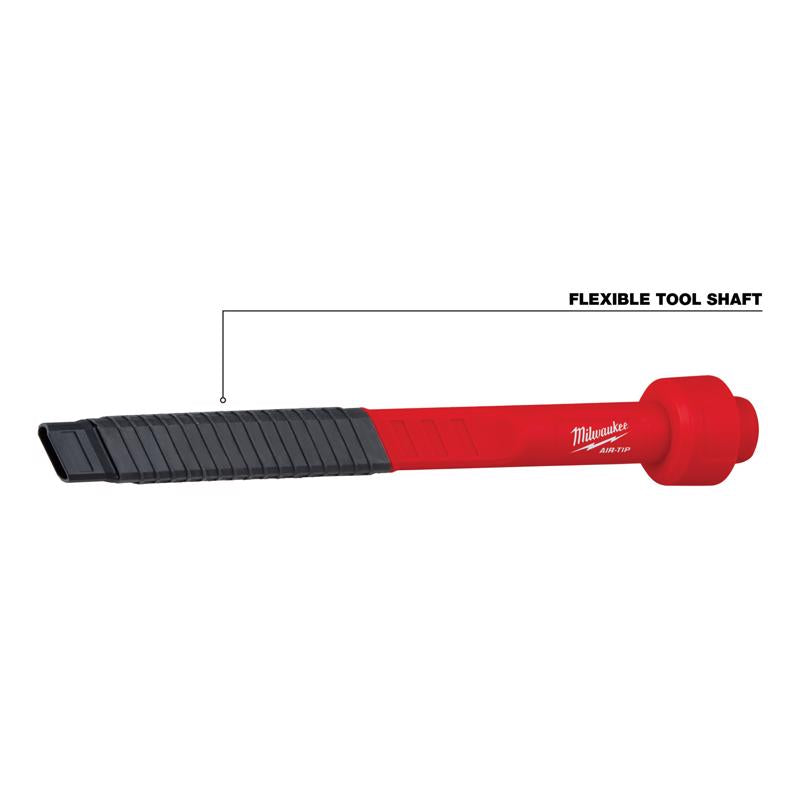 Milwaukee AIR-TIP 1-1/4 in. - 2-1/2 in. Wet/Dry Shop Vac Flexible Long Reach Crevice Tool