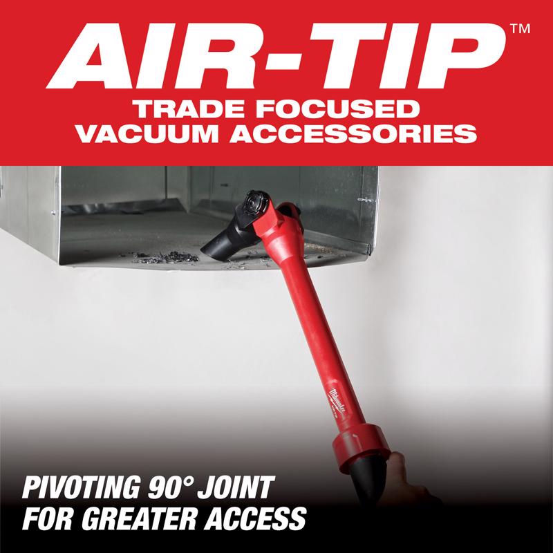 Milwaukee AIR-TIP 1-1/4 in. - 2-1/2 in. Wet/Dry Shop Vac Pivoting Extension Wand