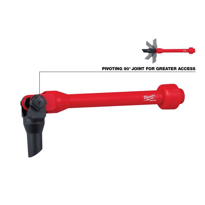Milwaukee AIR-TIP 1-1/4 in. - 2-1/2 in. Wet/Dry Shop Vac Pivoting Extension Wand