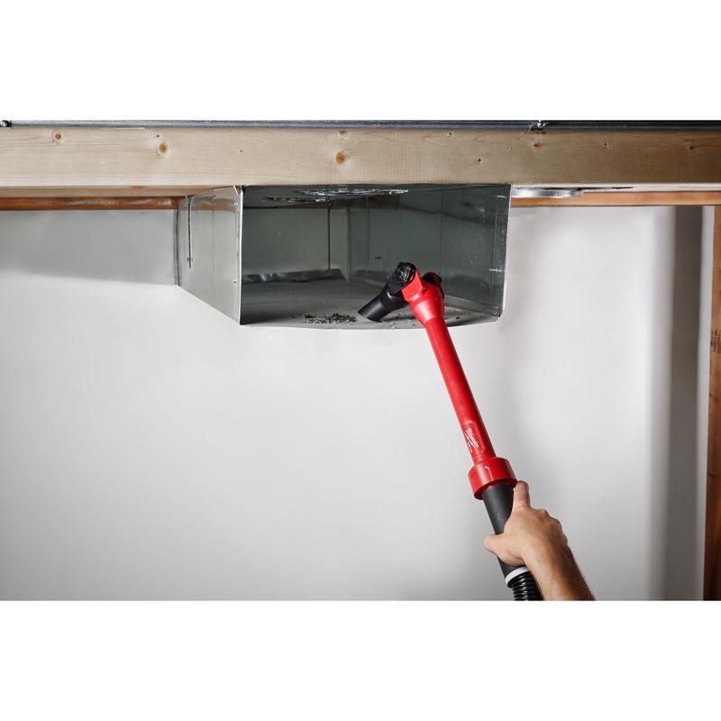 Milwaukee AIR-TIP 1-1/4 in. - 2-1/2 in. Wet/Dry Shop Vac Pivoting Extension Wand