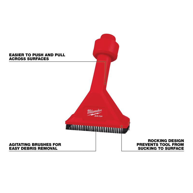 Milwaukee AIR-TIP 1-1/4 in. - 2-1/2 in. Wet/Dry Shop Vac Rocking Utility Vacuum Nozzle