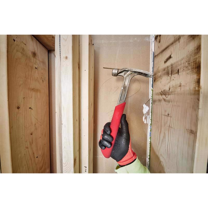 Milwaukee 20 oz Smooth Face Claw Hammer 14 in. Steel Handle