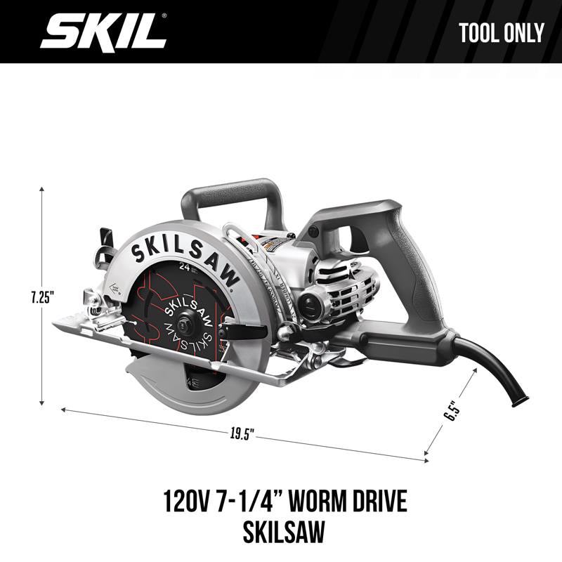 SKIL 15 amps 7-1/4 in. Corded Worm Drive Circular Saw