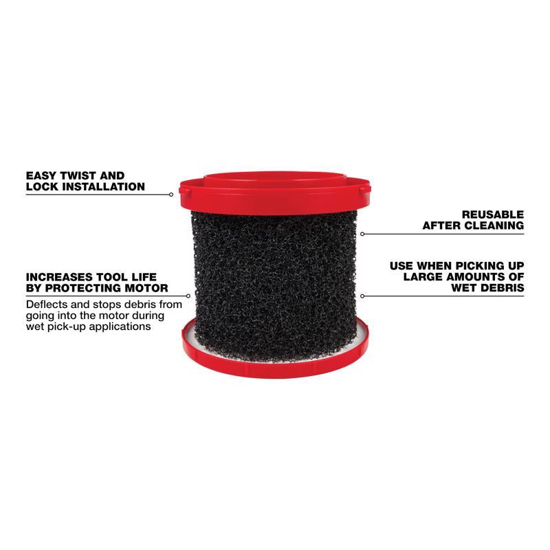 Milwaukee Shop Wet/Dry Vac Filter