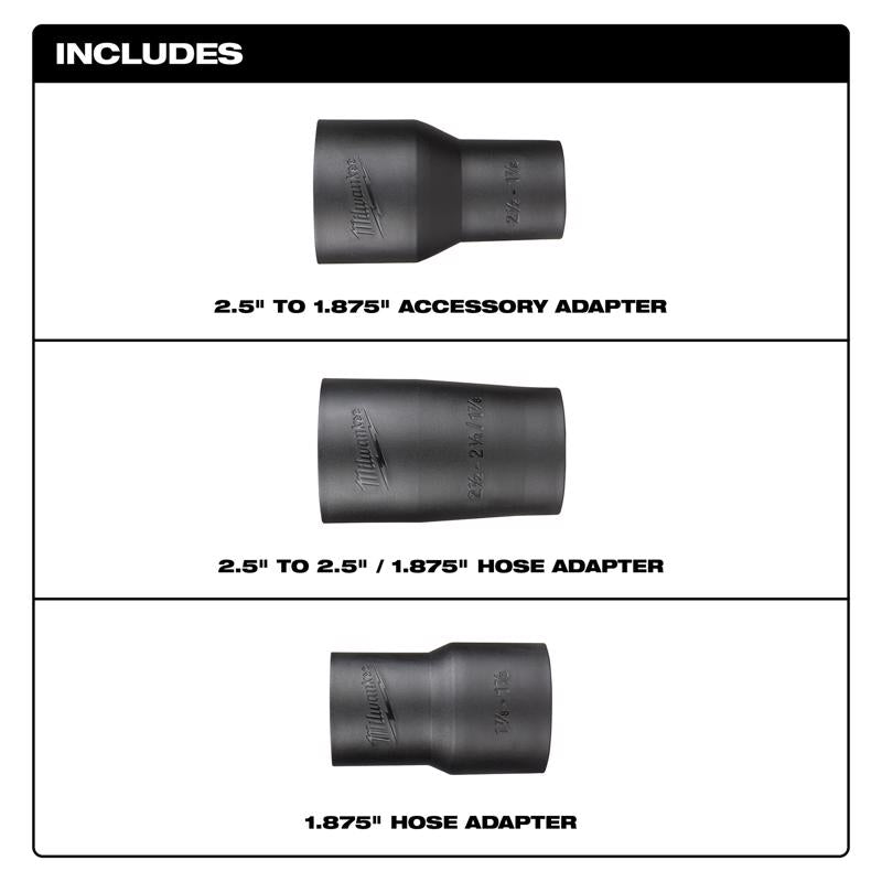 Milwaukee Wet/Dry Vac Hose Adapter