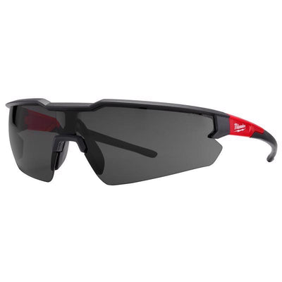 Milwaukee Anti-Fog Safety Glasses Tinted Lens Black/Red Frame