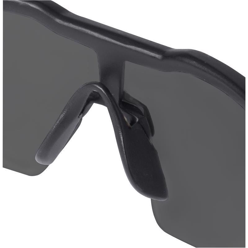 Milwaukee Anti-Fog Safety Glasses Tinted Lens Black/Red Frame