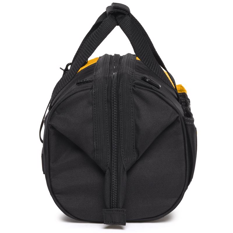 ToughBuilt 12 in. W X 8.75 in. H Polyester Massive Mouth Tool Bag 32 pocket Black/Gray/Orange