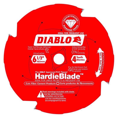 Diablo HardieBlade 6-1/2 in. D X 5/8 in. PCD Circular Saw Blade 4 teeth