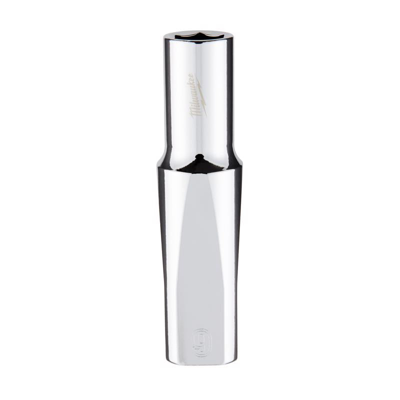 Milwaukee 9 mm X 3/8 in. drive Metric 6 Point Standard Deep Socket