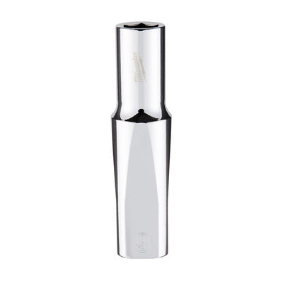 Milwaukee 9 mm X 3/8 in. drive Metric 6 Point Standard Deep Socket