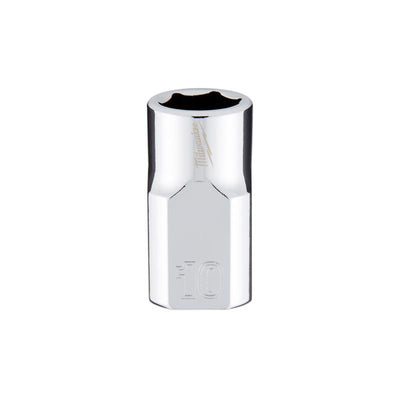 Milwaukee 10 mm X 3/8 in. drive Metric 6 Point Standard Socket