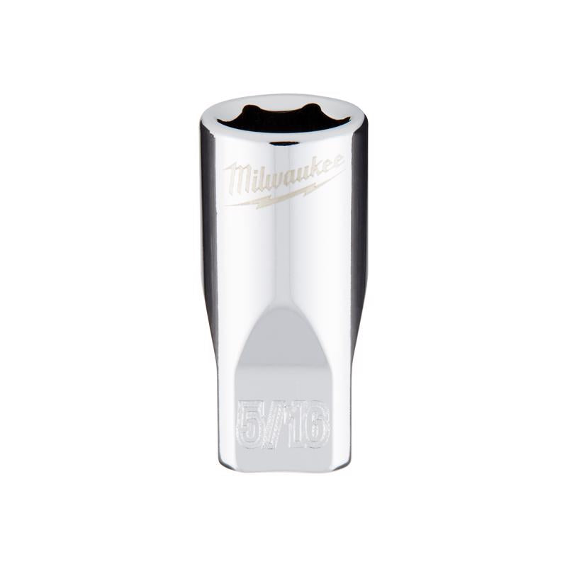 Milwaukee 5/16 in. X 1/4 in. drive SAE 6 Point Standard Socket