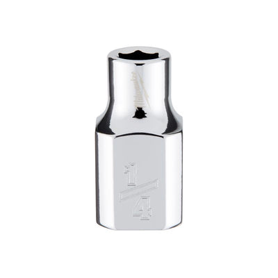 Milwaukee 1/4 in. X 3/8 in. drive SAE 6 Point Standard Socket