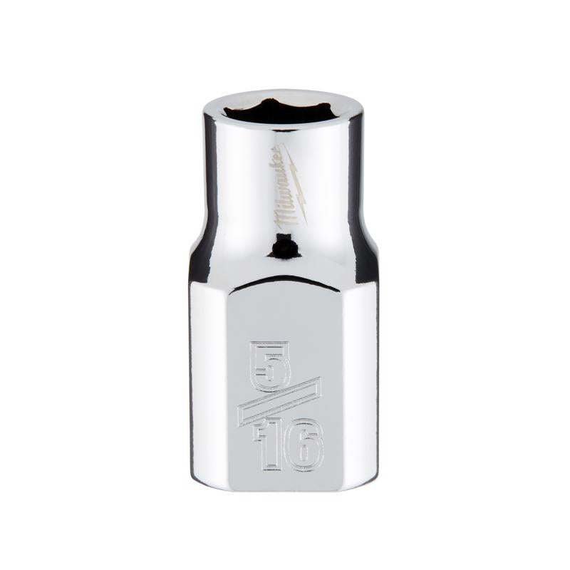 Milwaukee 5/16 in. X 3/8 in. drive SAE 6 Point Standard Socket