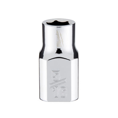 Milwaukee 5/16 in. X 3/8 in. drive SAE 6 Point Standard Socket