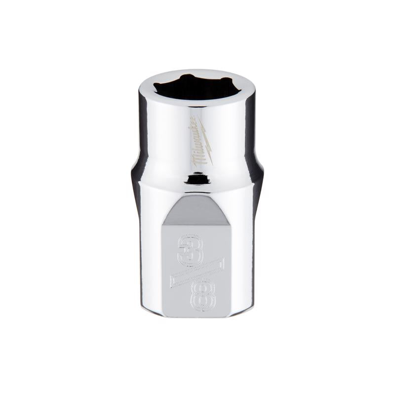 Milwaukee 3/8 in. X 3/8 in. drive SAE 6 Point Standard Socket