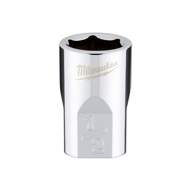 Milwaukee 1/2 in. X 3/8 in. drive SAE 6 Point Standard Socket