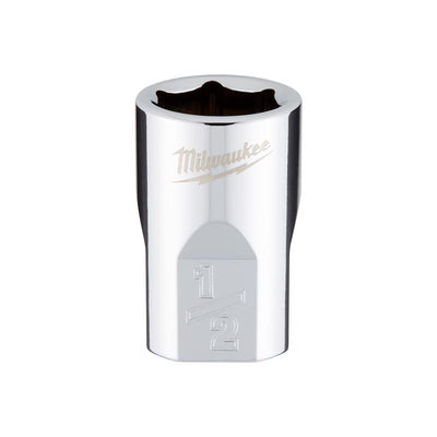 Milwaukee 1/2 in. X 3/8 in. drive SAE 6 Point Standard Socket