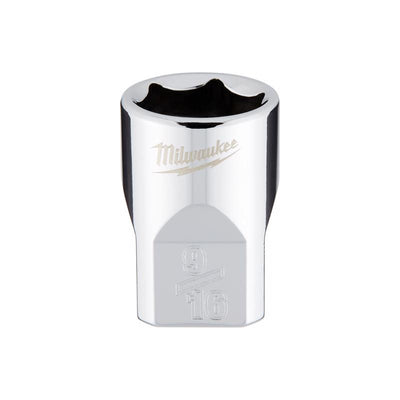 Milwaukee 9/16 in. X 3/8 in. drive SAE 6 Point Standard Socket