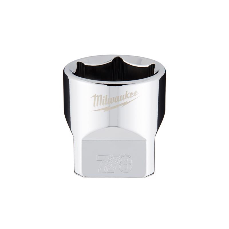 Milwaukee 7/8 in. X 3/8 in. drive SAE 6 Point Standard Socket