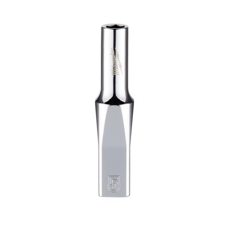 Milwaukee 5 mm X 1/4 in. drive Metric 6 Point Standard Deep Socket
