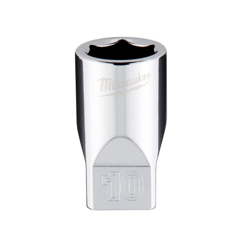 Milwaukee 10 mm X 1/4 in. drive Metric 6 Point Standard Socket