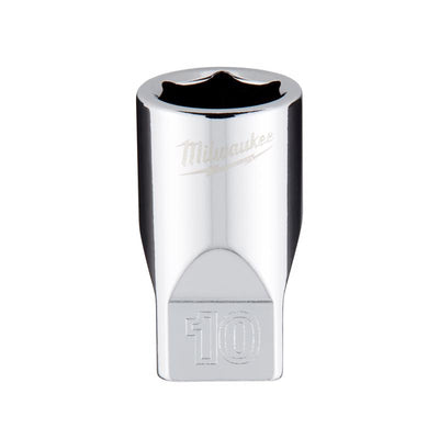 Milwaukee 10 mm X 1/4 in. drive Metric 6 Point Standard Socket